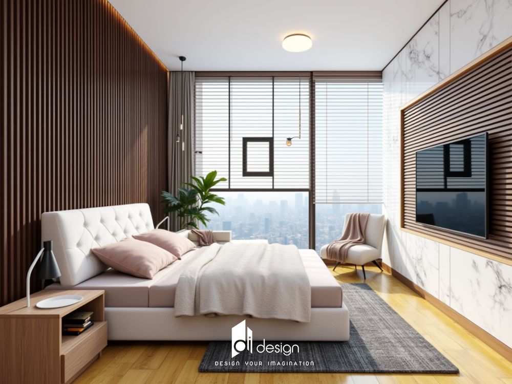 Thiết kế nội thất căn hộ chung cư 85m2 hiện đại Thiết kế nội thất căn hộ chung cư 85m2 hiện đại