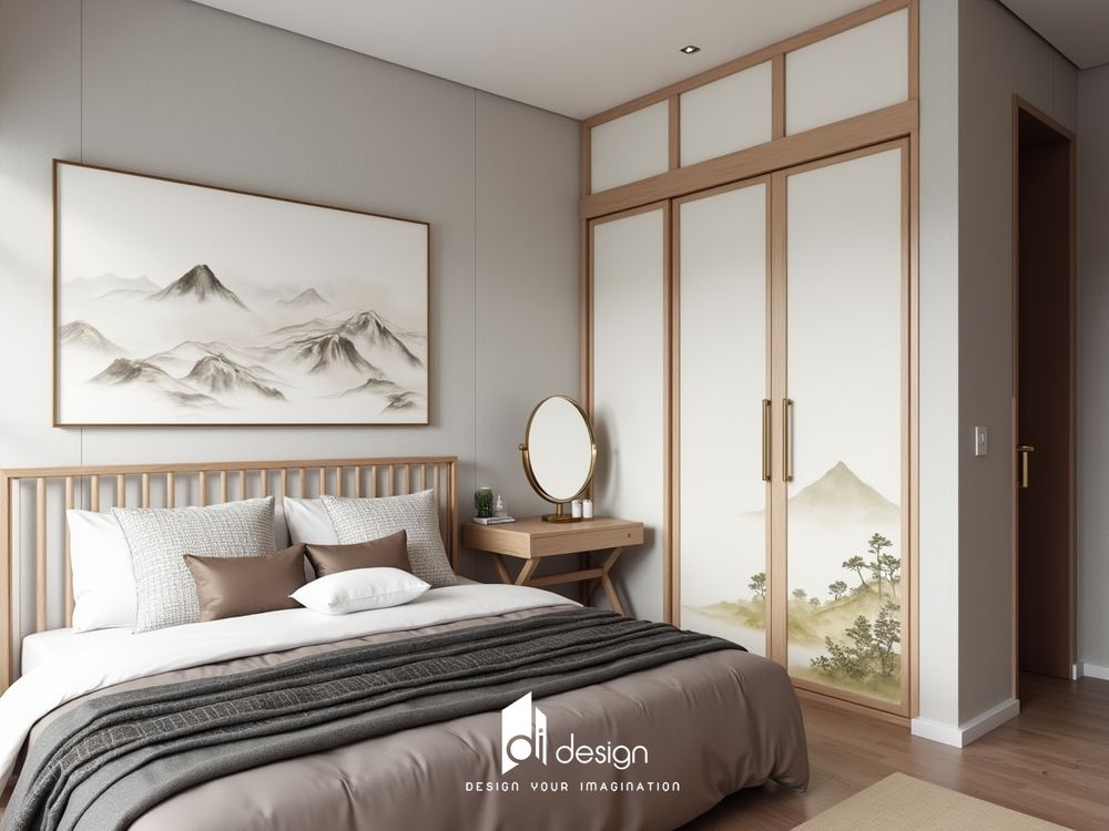Thiết kế nội thất căn hộ chung cư 86m2 phong cách Nhật Bản Thiết kế nội thất căn hộ chung cư 86m2 phong cách Nhật Bản
