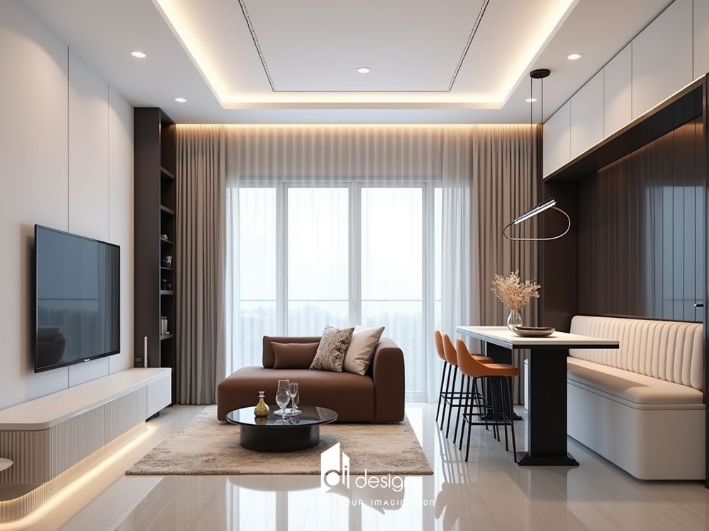 Thiết kế nội thất căn hộ chung cư 86m2 The Nassim Thiết kế nội thất căn hộ chung cư 86m2 The Nassim