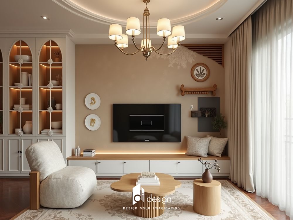 Thiết kế nội thất căn hộ chung cư 96m2 Moonlight Boulevard