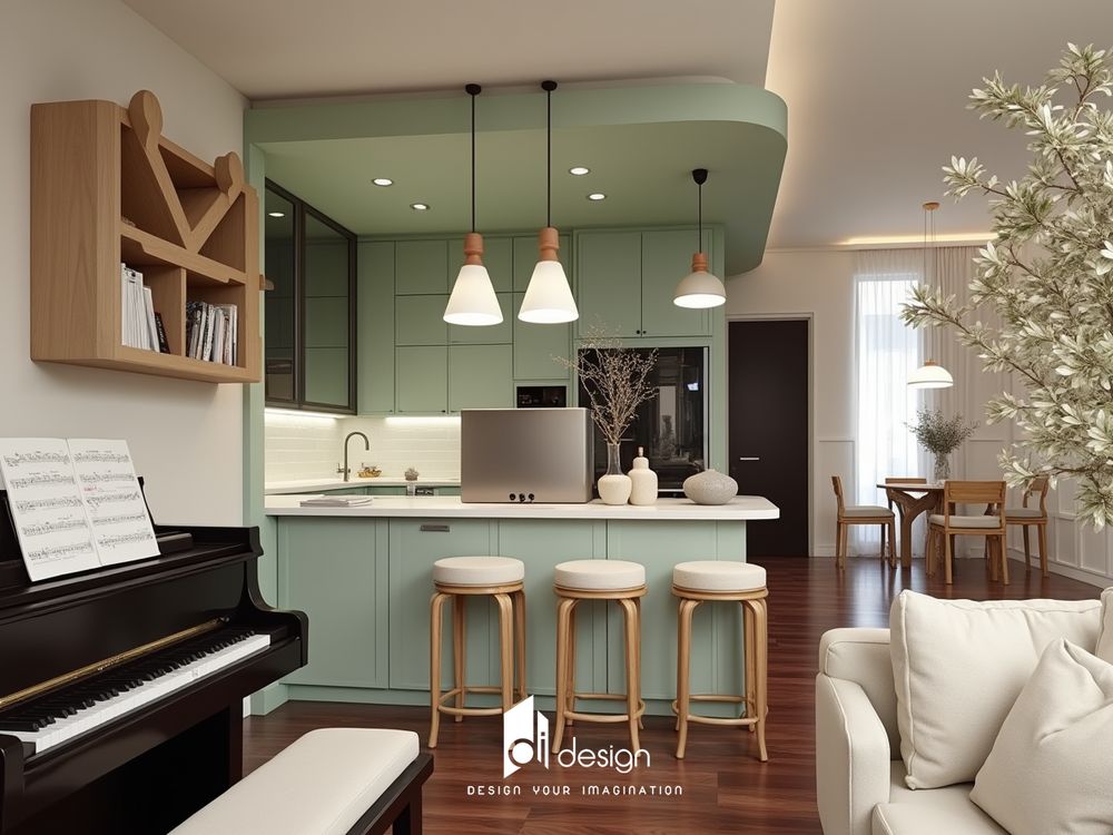 Thiết kế nội thất căn hộ chung cư 96m2 Moonlight Boulevard