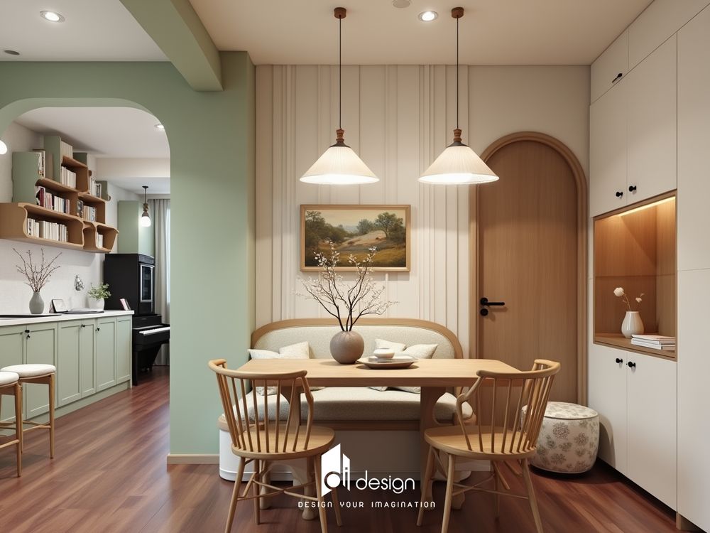 Thiết kế nội thất căn hộ chung cư 96m2 Moonlight Boulevard