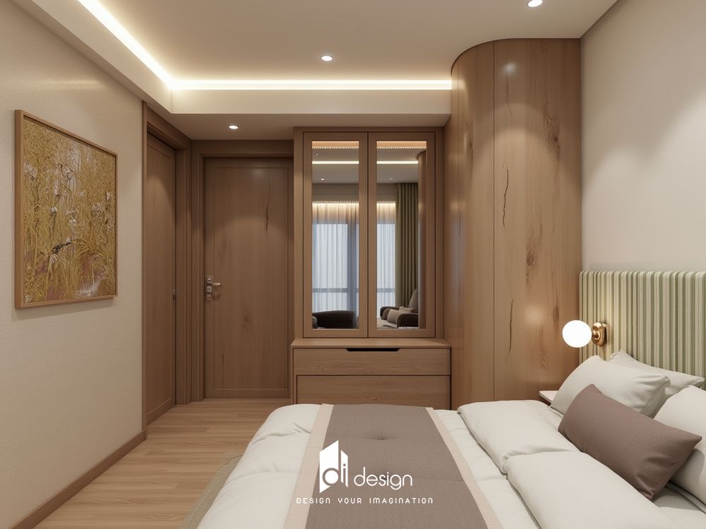 Thiết kế nội thất căn hộ Diamond Alnata Plus 88m2 sang trọng