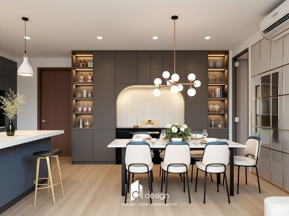  Thiết kế nội thất căn hộ Eaton Park 75m2 hiện đại tiện nghi