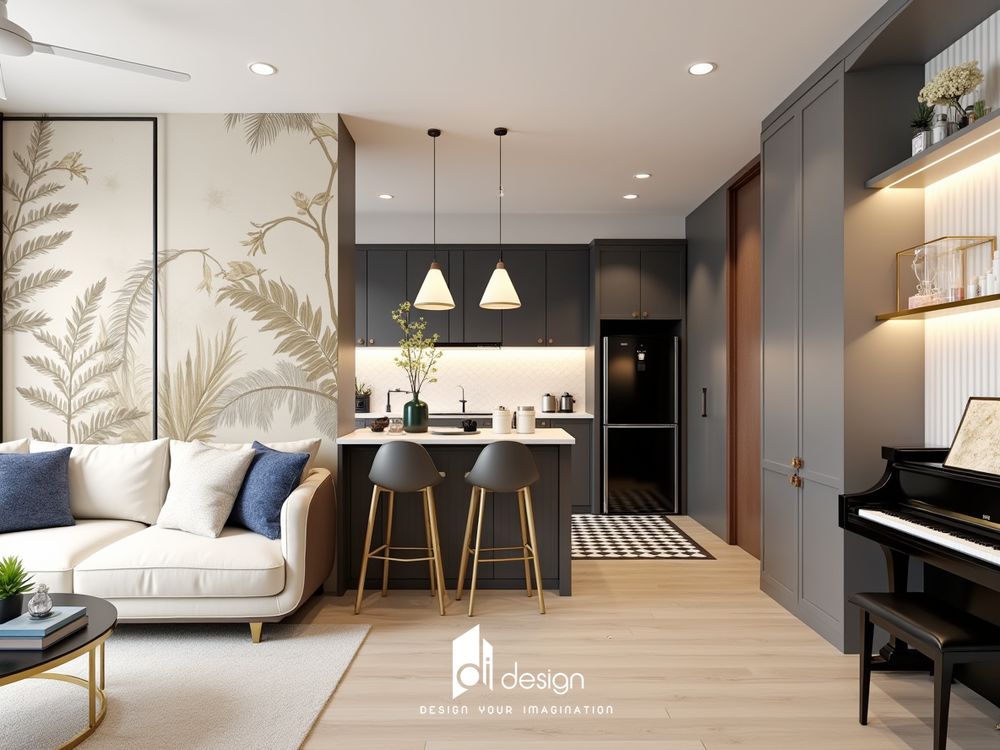  Thiết kế nội thất căn hộ Eaton Park 75m2 hiện đại tiện nghi