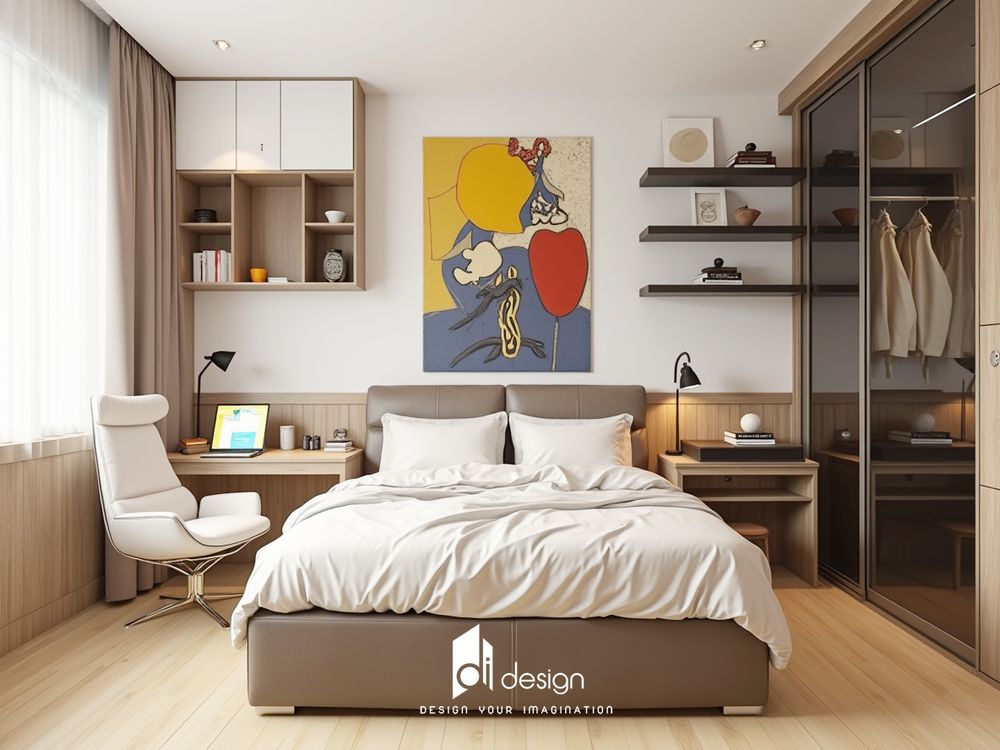 Thiết kế nội thất căn hộ Glory Heights 82m2 đẹp tiện nghi Thiết kế nội thất căn hộ Glory Heights 82m2 đẹp tiện nghi