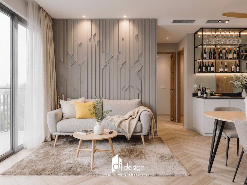 Thiết kế nội thất căn hộ The Sun Avenue 100m2 tiện nghi Thiết kế nội thất căn hộ The Sun Avenue 100m2 tiện nghi