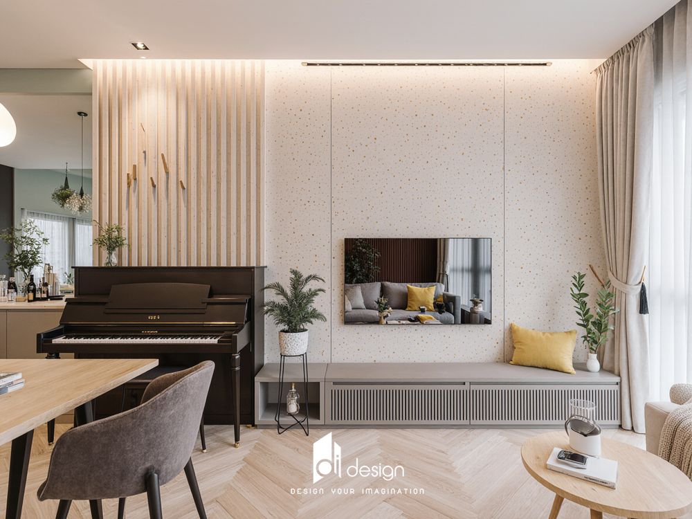 Thiết kế nội thất căn hộ The Sun Avenue 100m2 tiện nghi Thiết kế nội thất căn hộ The Sun Avenue 100m2 tiện nghi
