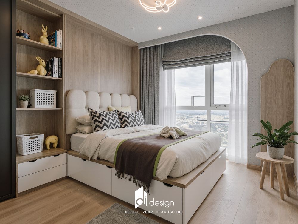 Thiết kế nội thất căn hộ The Sun Avenue 100m2 tiện nghi Thiết kế nội thất căn hộ The Sun Avenue 100m2 tiện nghi