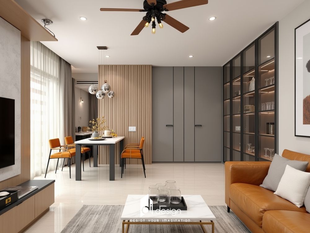 Thiết kế nội thất chung cư 50m2 ngập tràn ánh sáng Thiết kế nội thất chung cư 50m2 ngập tràn ánh sáng