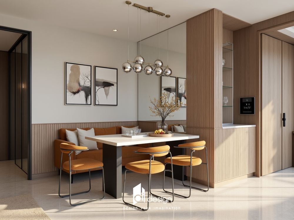 Thiết kế nội thất chung cư 50m2 ngập tràn ánh sáng Thiết kế nội thất chung cư 50m2 ngập tràn ánh sáng