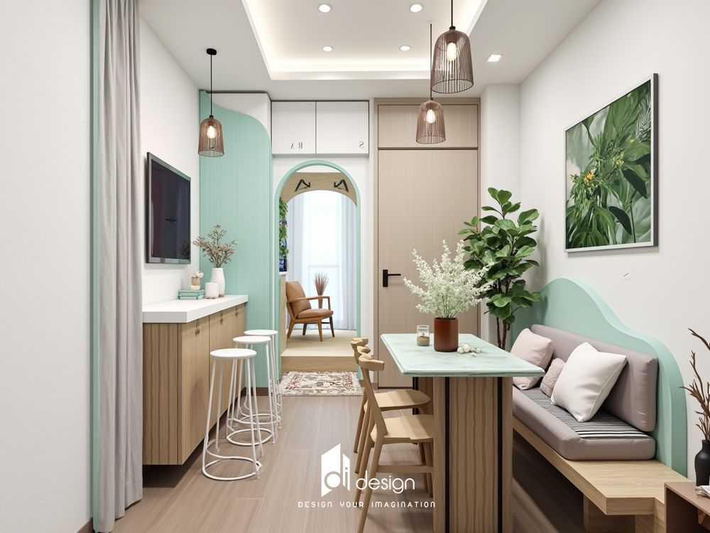 Thiết kế nội thất chung cư 52m2 Palacio Garden