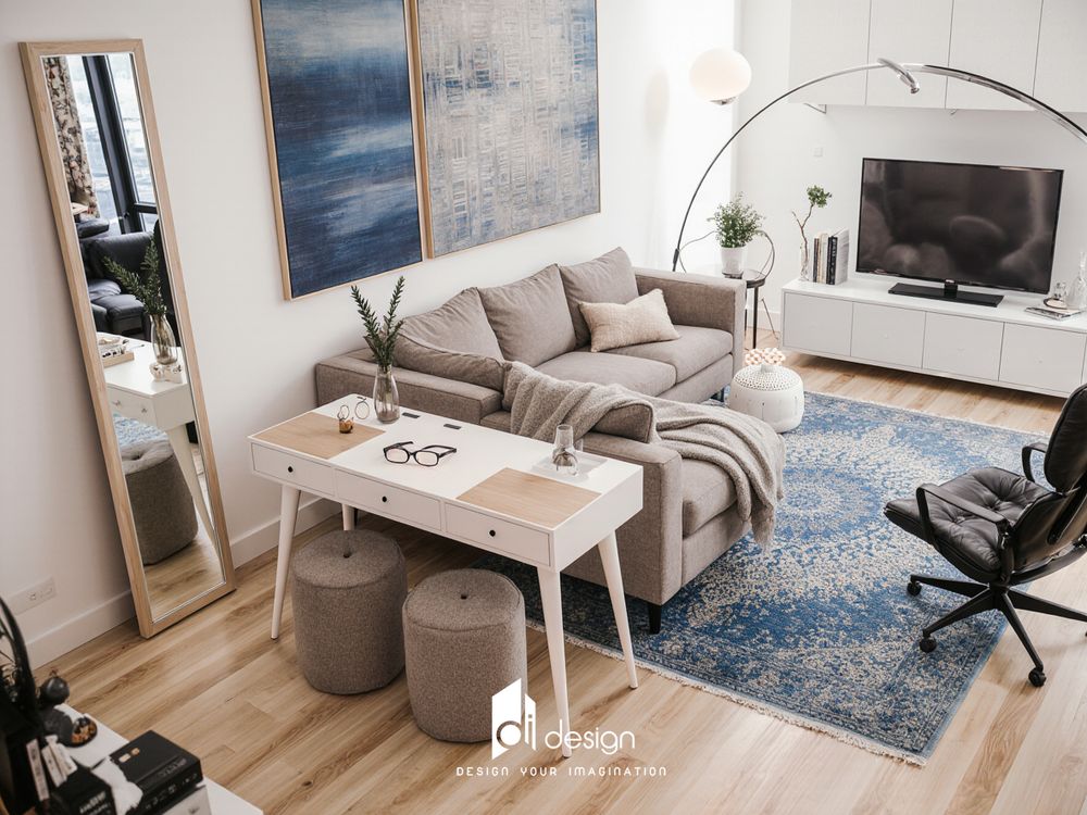 Thiết kế nội thất chung cư 56m2 đẹp hiện đại Thiết kế nội thất chung cư 56m2 đẹp hiện đại