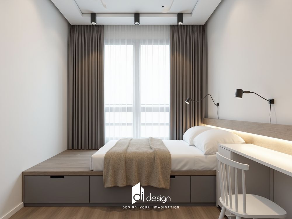 Thiết kế nội thất chung cư 57m2 Asa Light đẹp tinh tế Thiết kế nội thất chung cư 57m2 Asa Light đẹp tinh tế