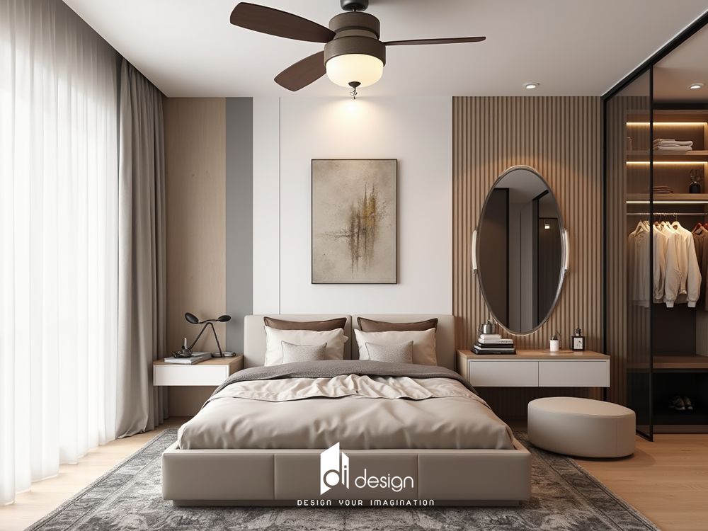 Thiết kế nội thất chung cư 58m2 Mizuki Park