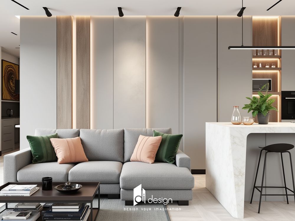 Thiết kế nội thất chung cư 72m2 Flora Novia hiện đại tinh tế Thiết kế nội thất chung cư 72m2 Flora Novia hiện đại tinh tế
