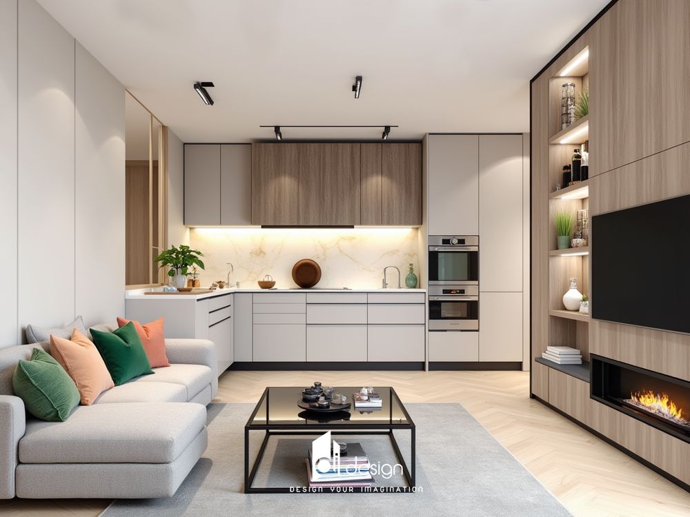 Thiết kế nội thất chung cư 72m2 Flora Novia hiện đại tinh tế Thiết kế nội thất chung cư 72m2 Flora Novia hiện đại tinh tế