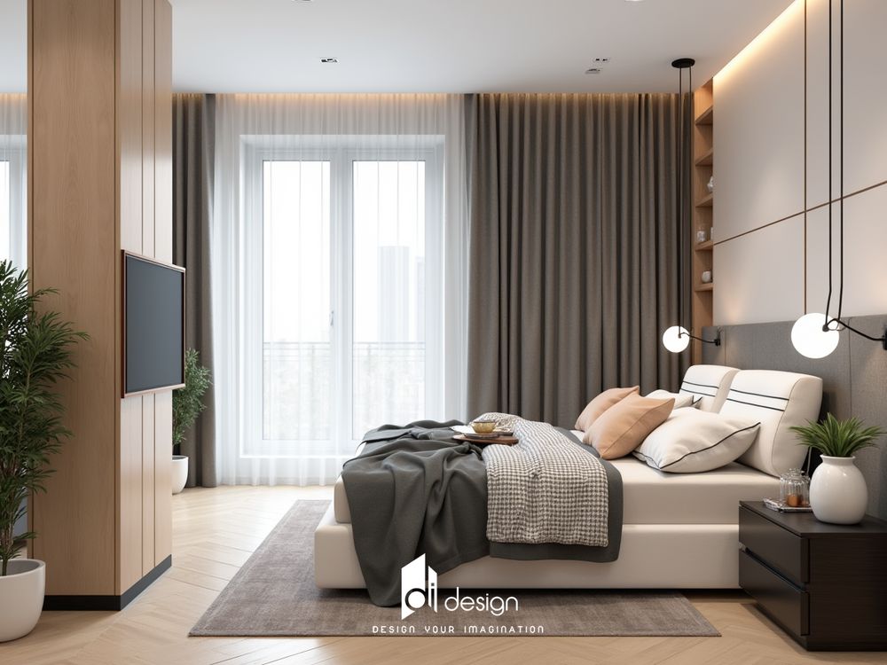 Thiết kế nội thất chung cư 72m2 Flora Novia hiện đại tinh tế Thiết kế nội thất chung cư 72m2 Flora Novia hiện đại tinh tế