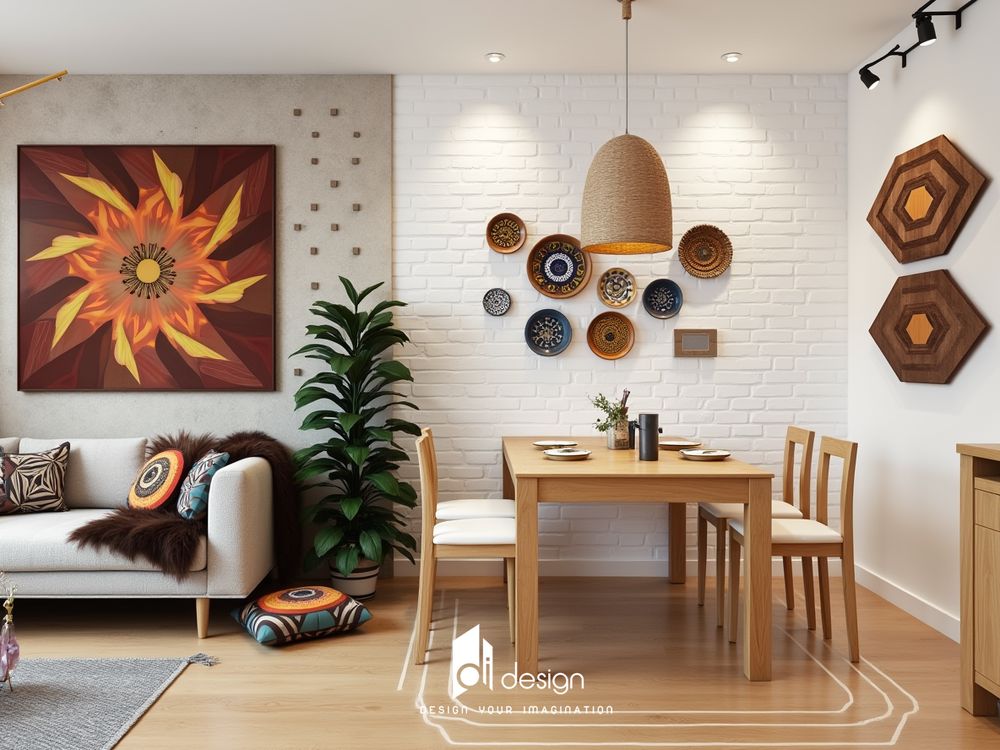 Thiết kế nội thất chung cư 85m2 Diamond Alnata Plus