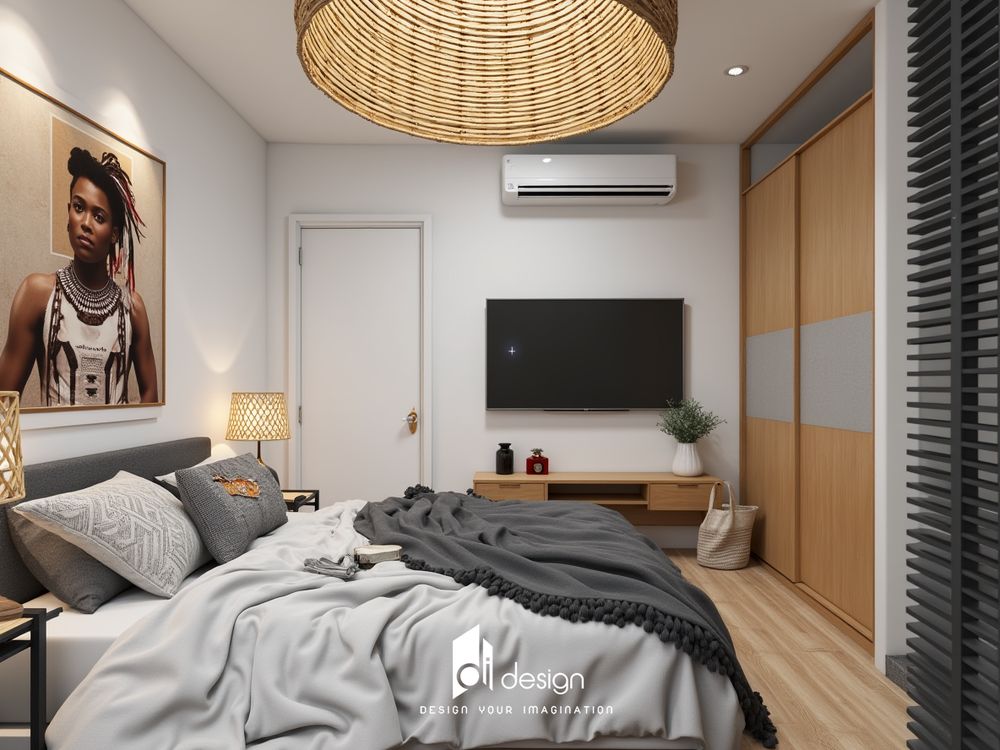 Thiết kế nội thất chung cư 85m2 Diamond Alnata Plus