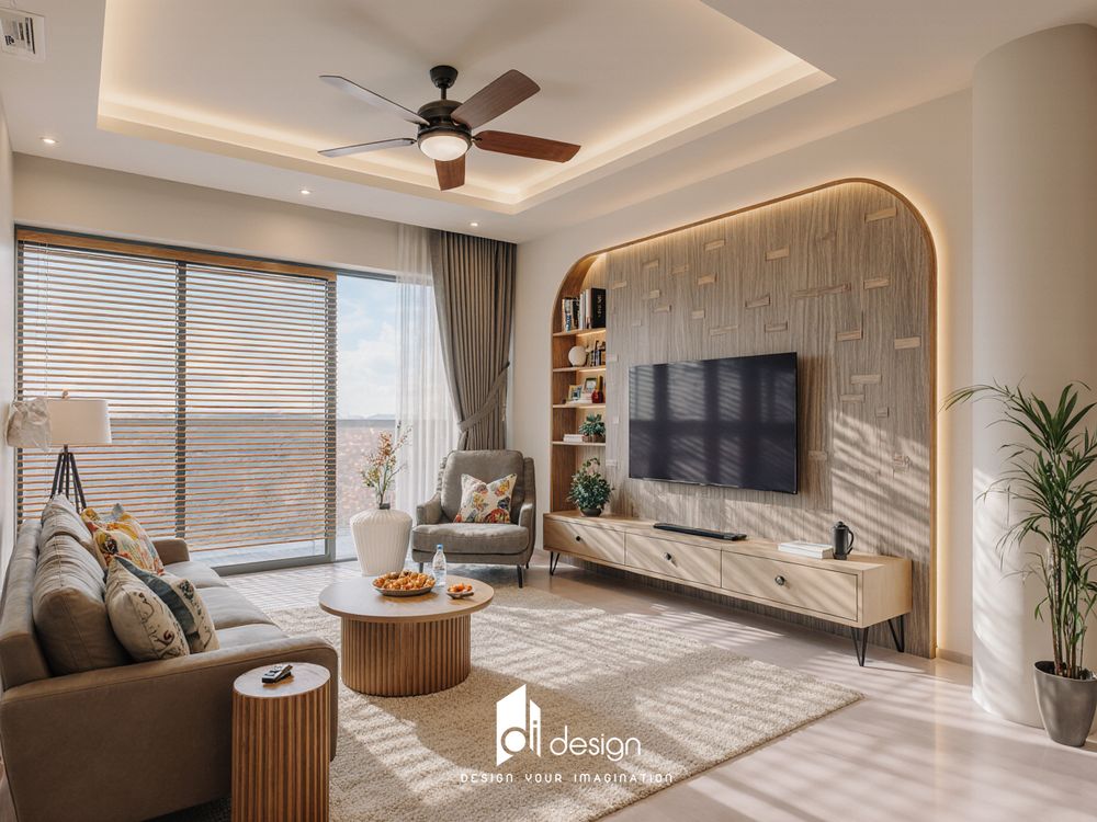 Thiết kế phòng khách màu nâu ấm cúng, sang trọng và mộc mạc Thiết kế phòng khách màu nâu ấm cúng, sang trọng và mộc mạc