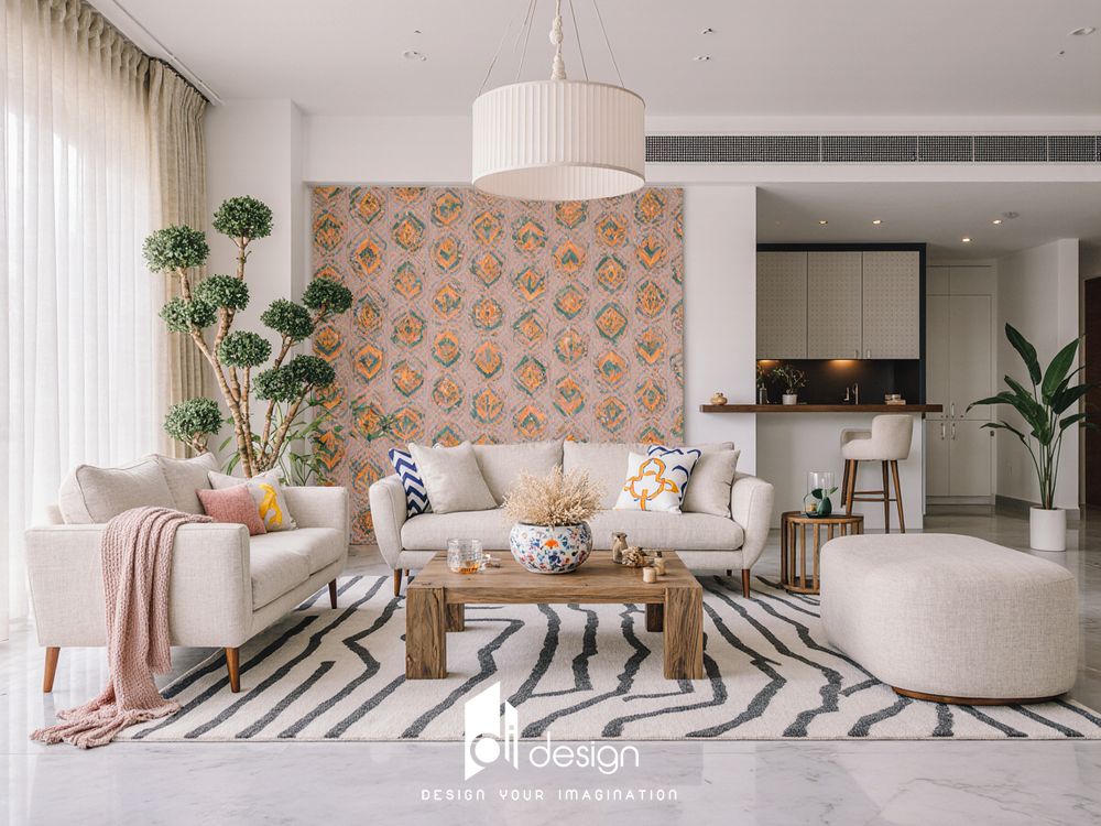 Ý tưởng nội thất phòng khách màu trắng Ý tưởng nội thất phòng khách màu trắng