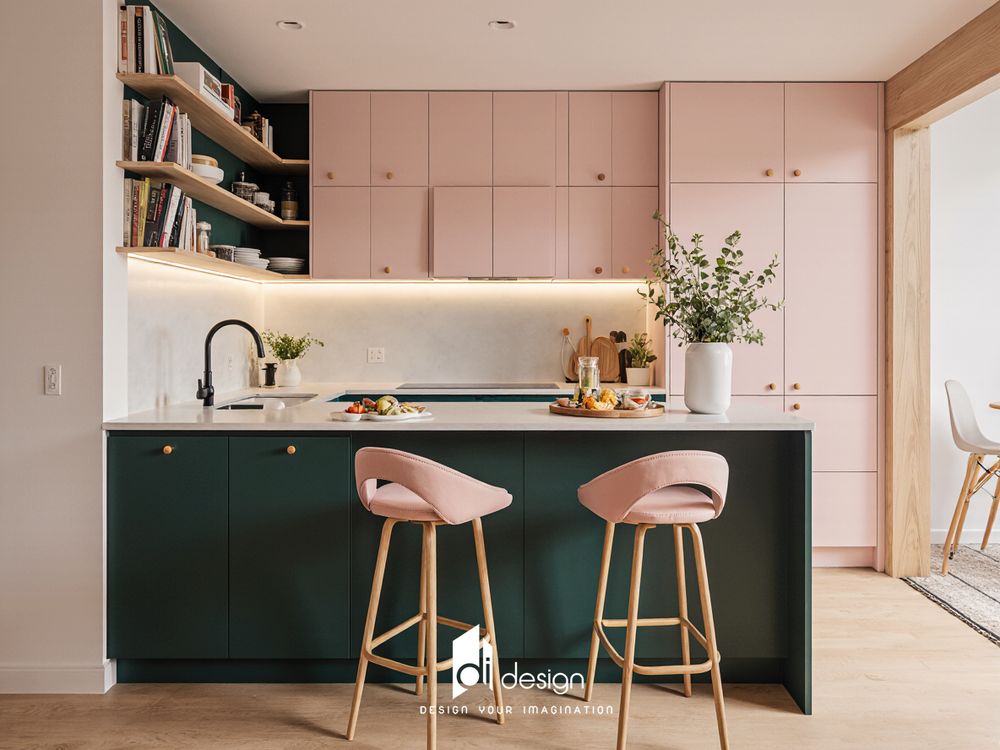 Các mẫu thiết kế nhà bếp căn hộ đẹp