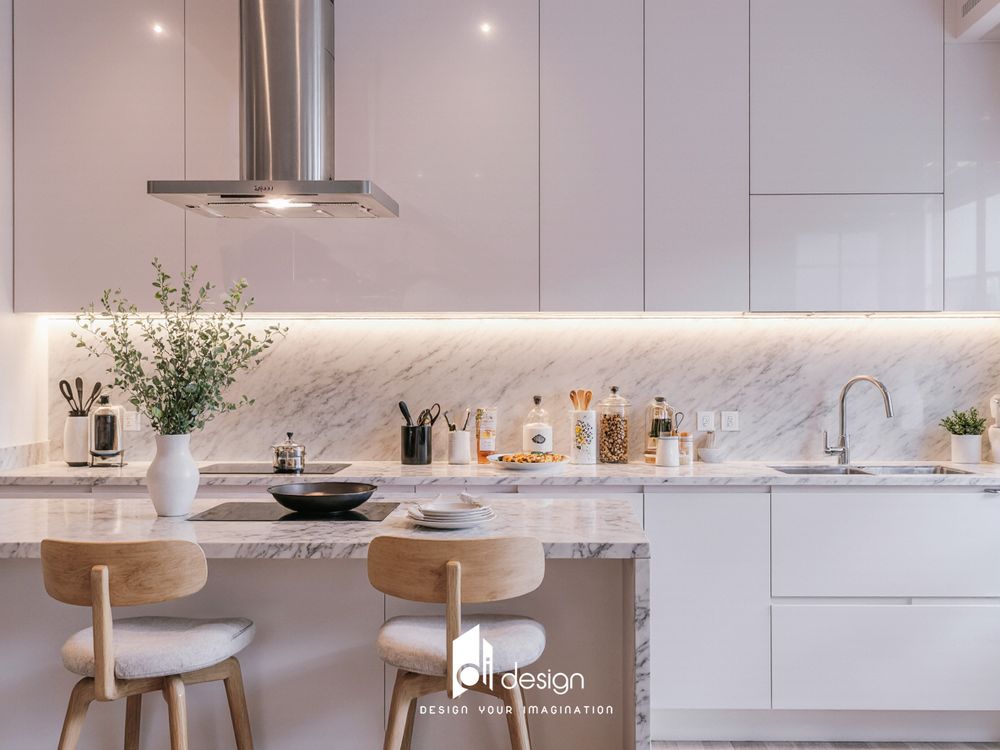 Các mẫu thiết kế nhà bếp căn hộ đẹp