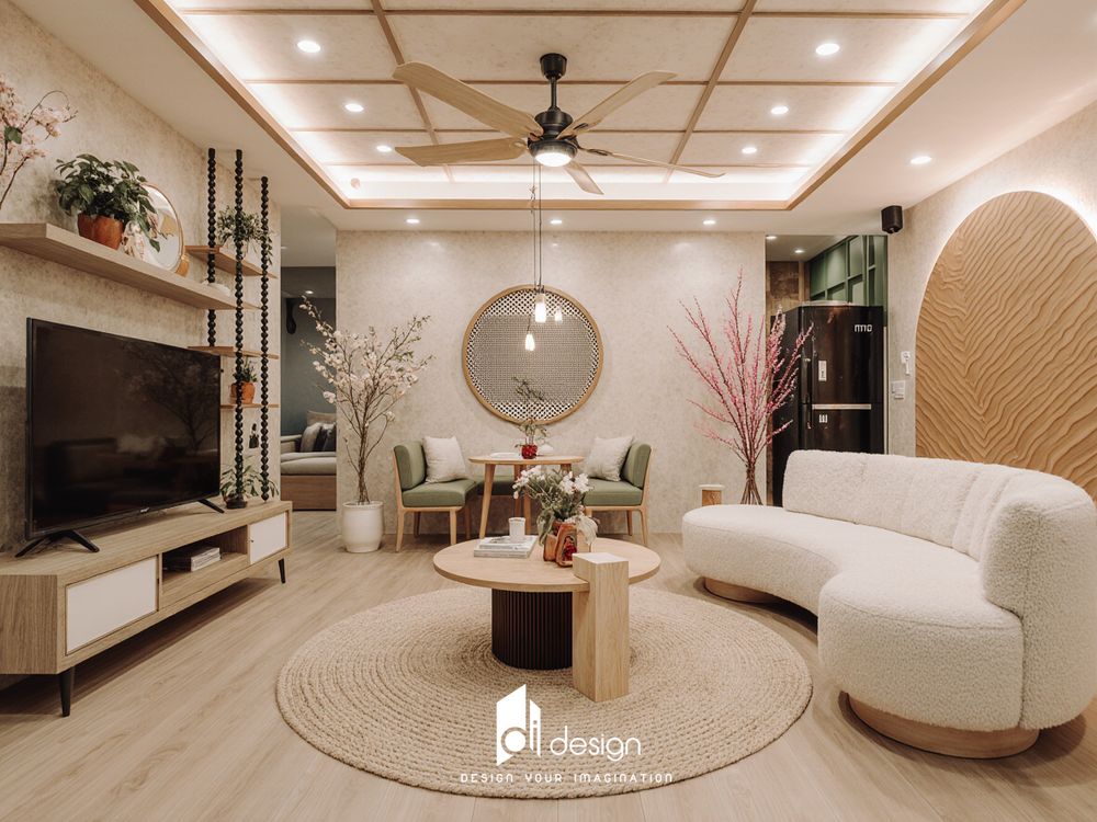 Căn hộ chung cư phong cách Nhật Bản hiện đại và yên bình