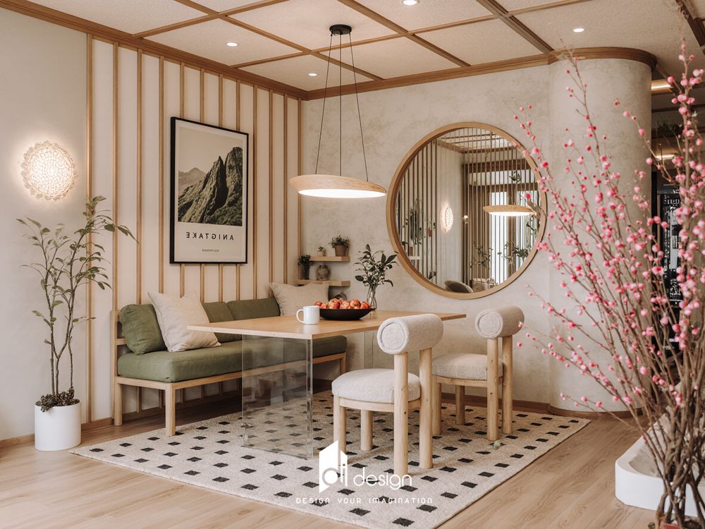 Căn hộ chung cư phong cách Nhật Bản hiện đại và yên bình