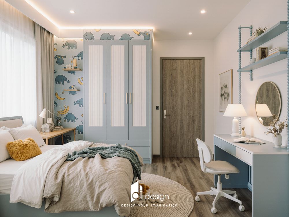 Thiết kế căn hộ 75m2 3 phòng ngủ tối ưu công năng Thiết kế căn hộ 75m2 3 phòng ngủ tối ưu công năng