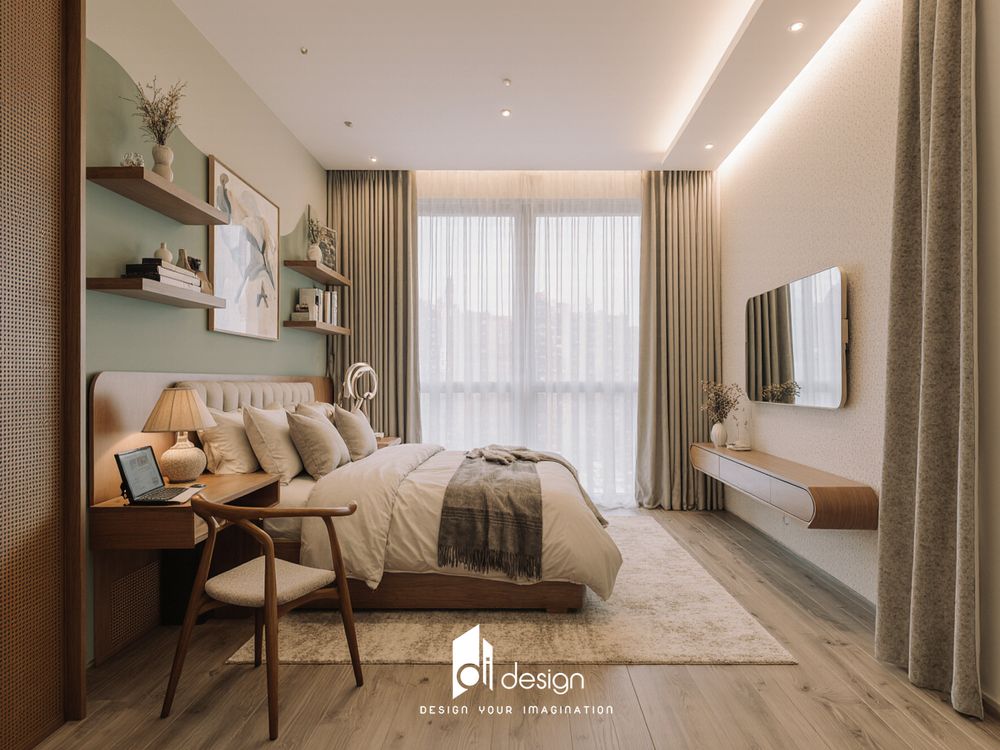 Thiết kế căn hộ 75m2 3 phòng ngủ tối ưu công năng Thiết kế căn hộ 75m2 3 phòng ngủ tối ưu công năng