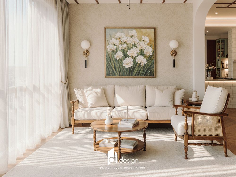 Thiết kế căn hộ 90m2 đẹp hiện đại tiện nghi