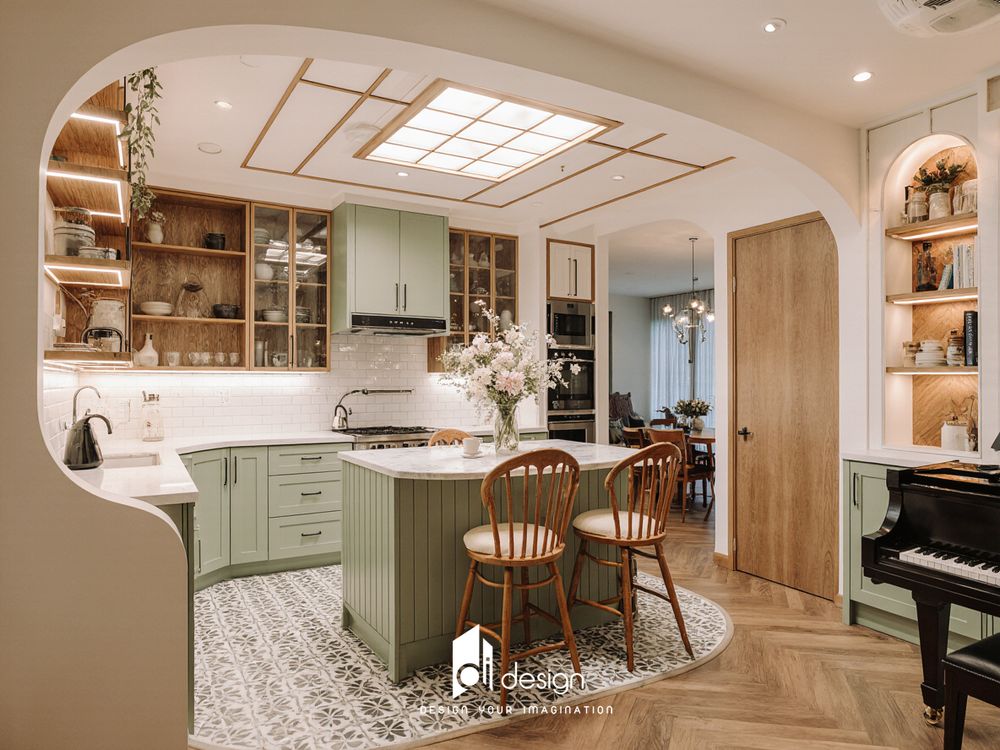 Thiết kế căn hộ 90m2 đẹp hiện đại tiện nghi