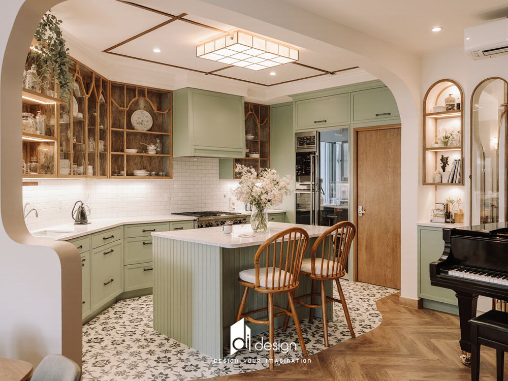 Thiết kế căn hộ 90m2 đẹp hiện đại tiện nghi