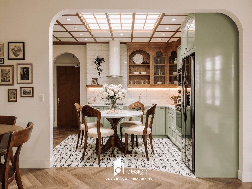 Thiết kế căn hộ 90m2 đẹp hiện đại tiện nghi