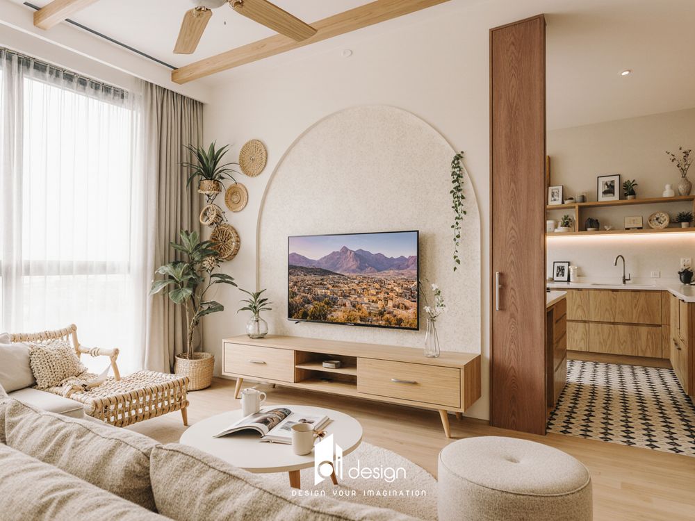 Thiết kế căn hộ chung cư Mizuki Park 72m2 đầy nghệ thuật thú vị