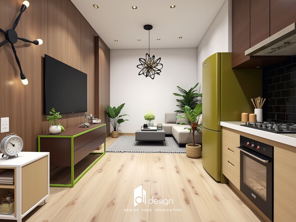 Thiết kế nội thất căn hộ 56m2 The 9 Stellars