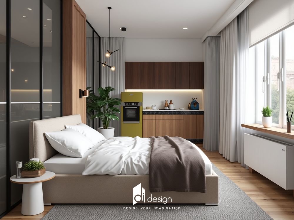 Thiết kế nội thất căn hộ 56m2 The 9 Stellars