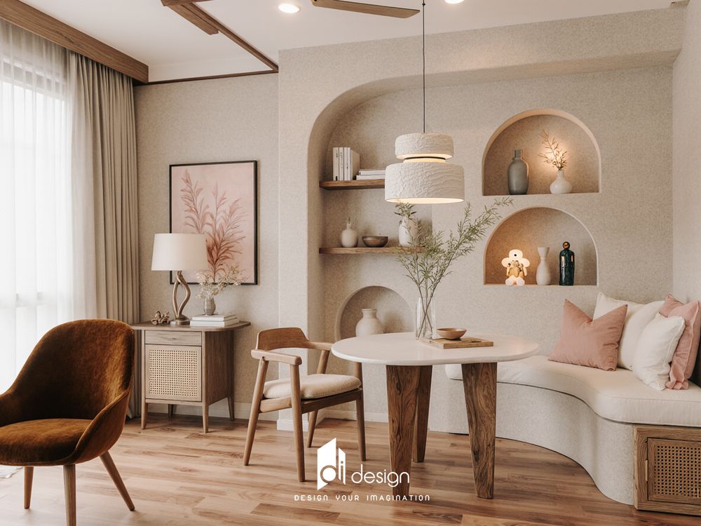 Thiết kế nội thất căn hộ 73m2 The Beverly tiện nghi Thiết kế nội thất căn hộ 73m2 The Beverly tiện nghi
