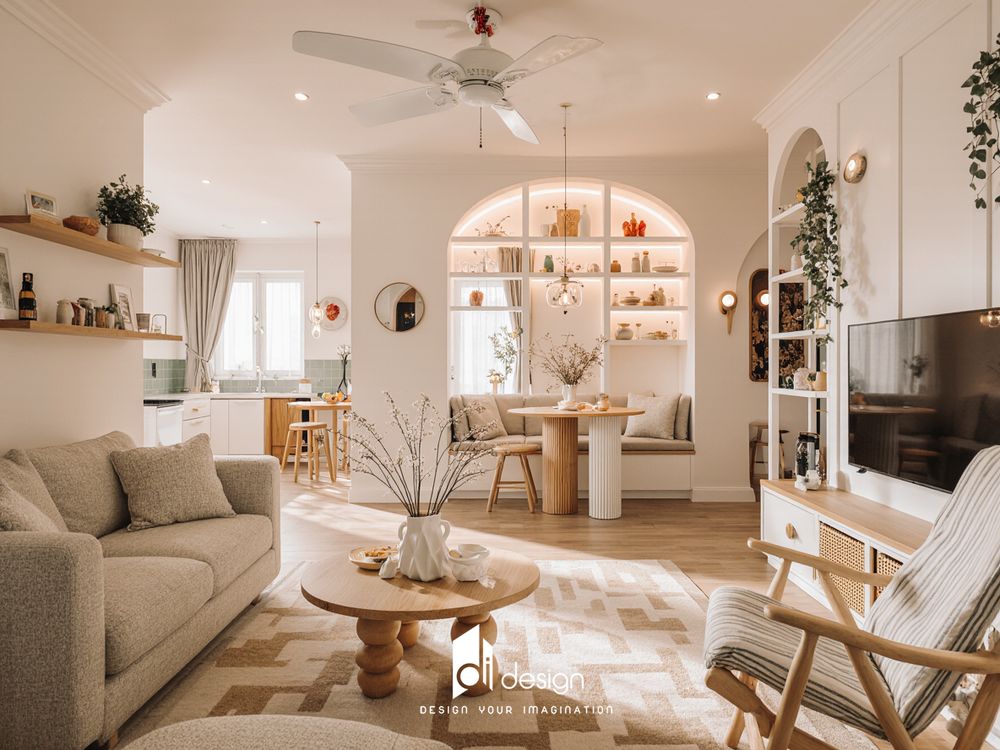 Thiết kế nội thất căn hộ 83m2 Urban Green hiện đại, tiện nghi Thiết kế nội thất căn hộ 83m2 Urban Green hiện đại, tiện nghi