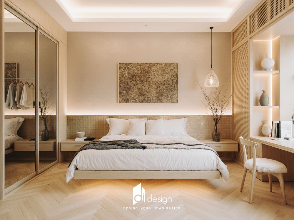 Thiết kế nội thất căn hộ 97m2 Urban Green phong cách Nhật Thiết kế nội thất căn hộ 97m2 Urban Green phong cách Nhật