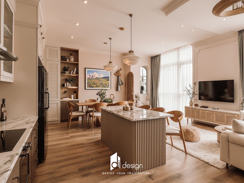 Thiết kế nội thất căn hộ chung cư 102m2 Saigon Intela Thiết kế nội thất căn hộ chung cư 102m2 Saigon Intela