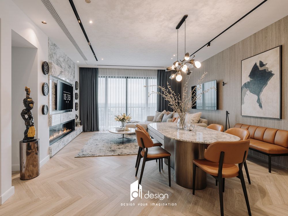 Thiết kế nội thất căn hộ chung cư 105m2 The Sun Avenue Thiết kế nội thất căn hộ chung cư 105m2 The Sun Avenue
