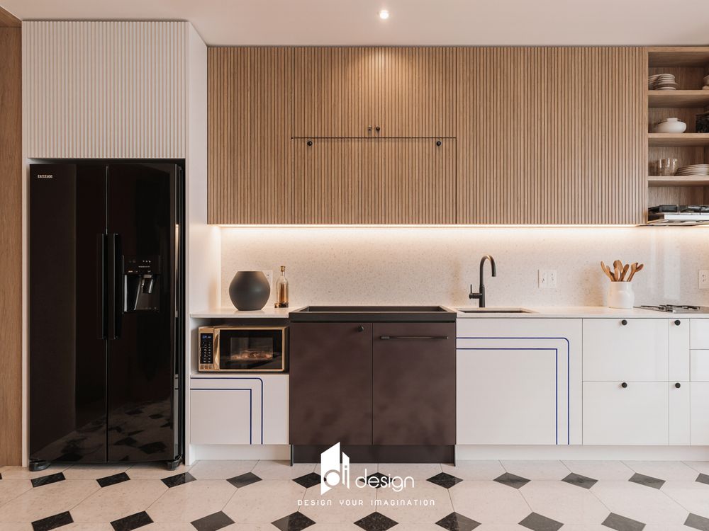 Thiết kế nội thất căn hộ chung cư 49m2 Conic Riverside