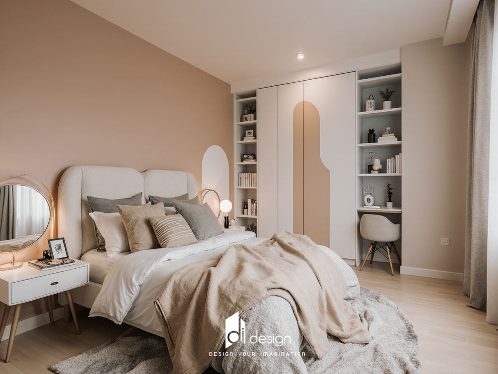 Thiết kế nội thất căn hộ chung cư 49m2 Conic Riverside