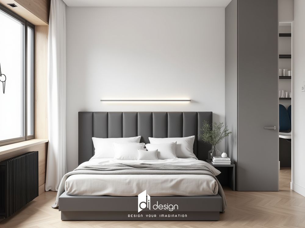 Thiết kế nội thất căn hộ chung cư 53m2 tiện nghi và đẹp mắt