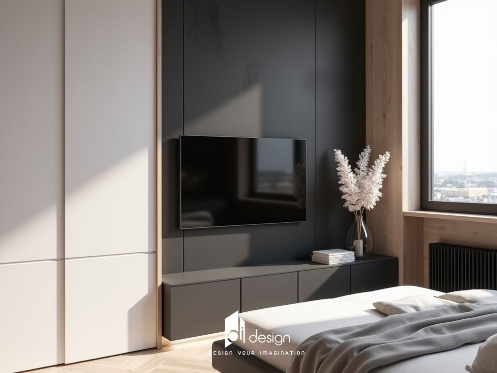 Thiết kế nội thất căn hộ chung cư 53m2 tiện nghi và đẹp mắt