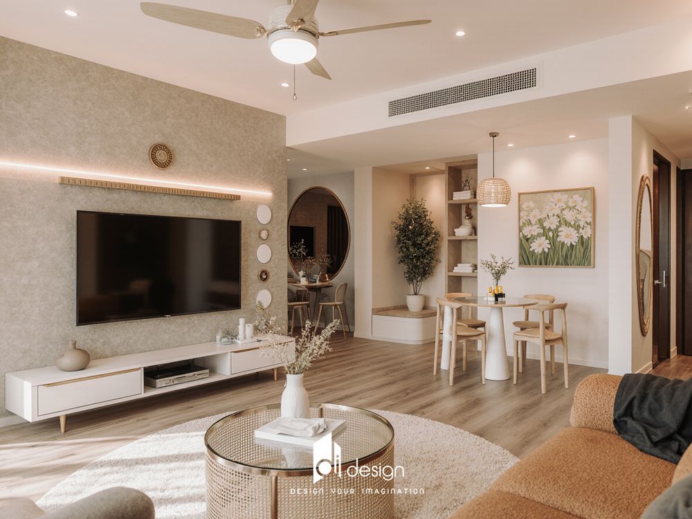 Thiết kế nội thất căn hộ chung cư 65m2 Green Star Sky Garden Thiết kế nội thất căn hộ chung cư 65m2 Green Star Sky Garden