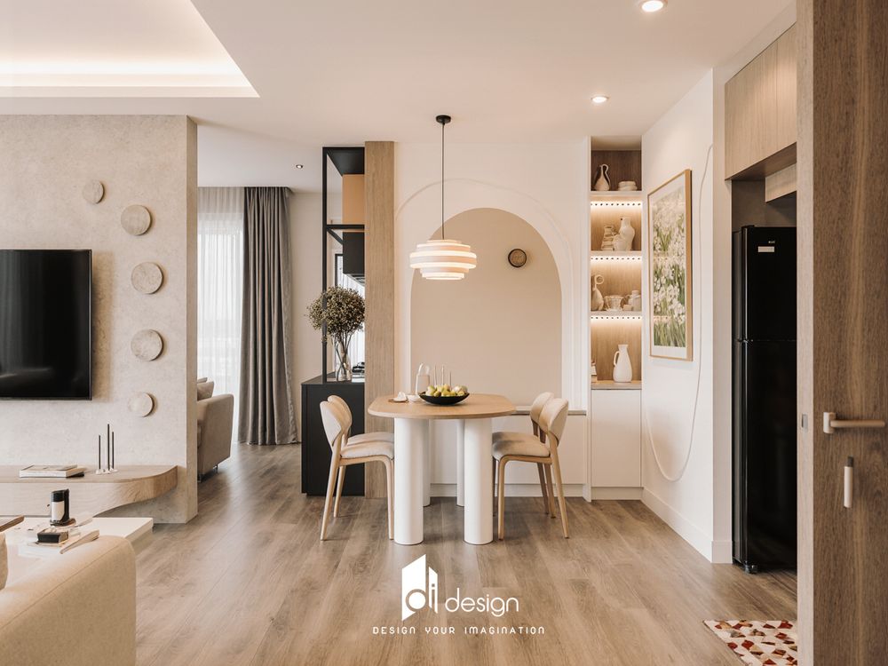 Thiết kế nội thất căn hộ chung cư 65m2 Green Star Sky Garden Thiết kế nội thất căn hộ chung cư 65m2 Green Star Sky Garden